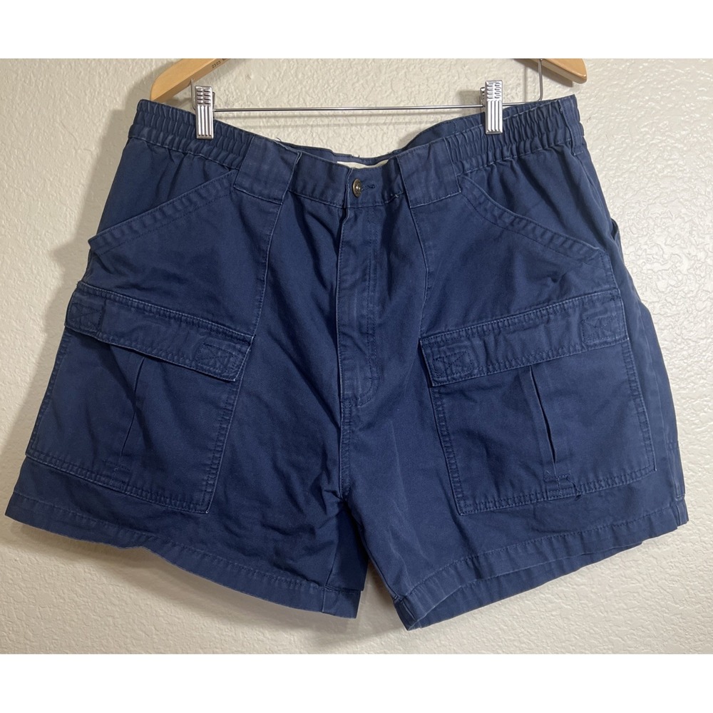 Cabelas‎ Mens Elastic Waist Trail Hiker Shorts Size 40 Brown Hiking Gopcore Y2K